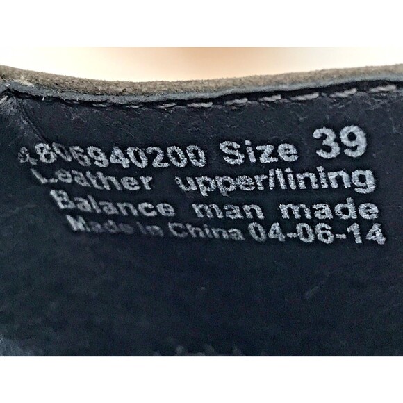 Dansko Tenley Gray Belted Slip-On Heels Women's 39 Nappa Leather Comfort Shoes - Picture 9 of 12